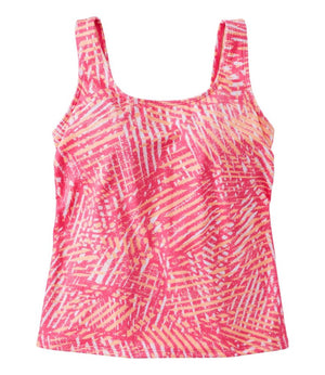Women's BeanSport Swimwear, Scoopneck Tankini Top Print