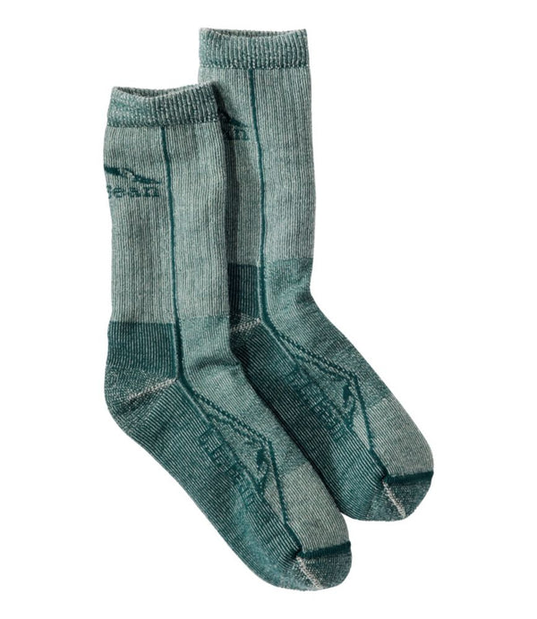 Adults' Cresta Wool Lightweight Hiking Socks, Crew