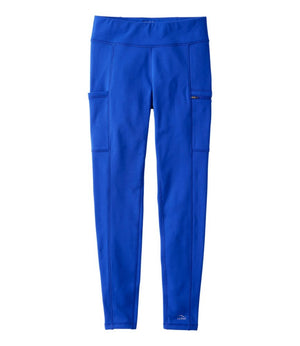 Women's PrimaLoft ThermaStretch Fleece Pocket Tights, Mid-Rise