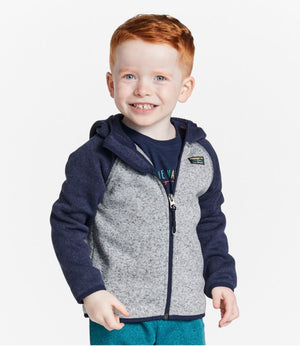 Infants' and Toddlers' L.L.Bean Sweater Fleece, Hooded Colorblock