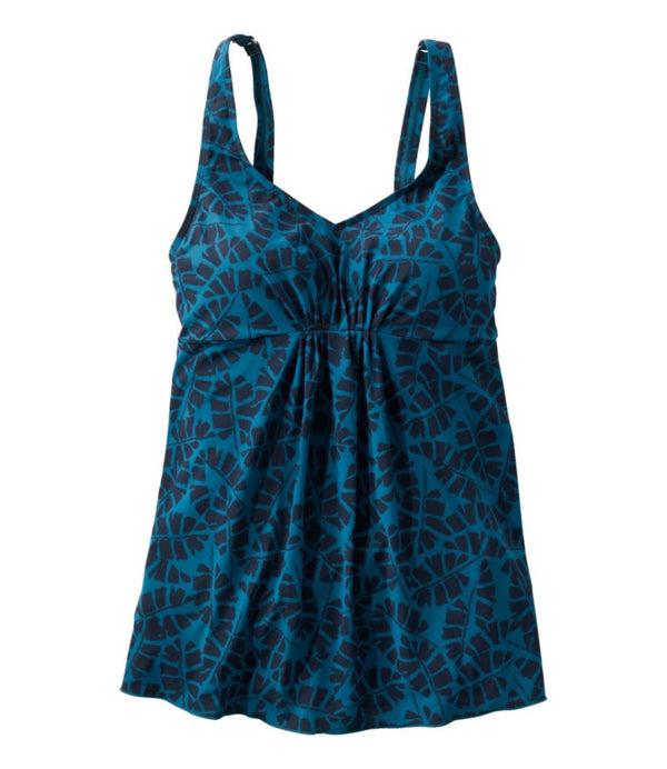 Women's Shaping Swimwear, Soft-Drape Tankini Top Print