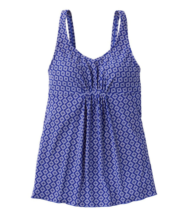 Women's Shaping Swimwear, Soft-Drape Tankini Top Print