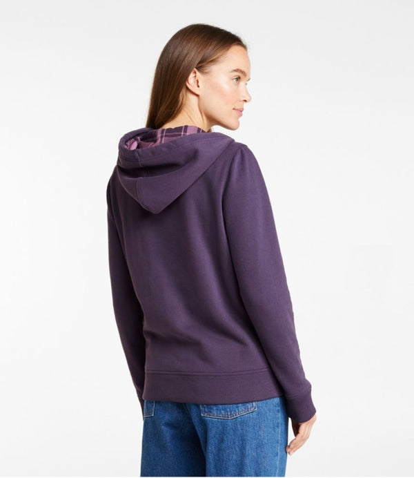 Women's L.L.Bean 1912 Sweatshirt, Flannel-Lined Hoodie