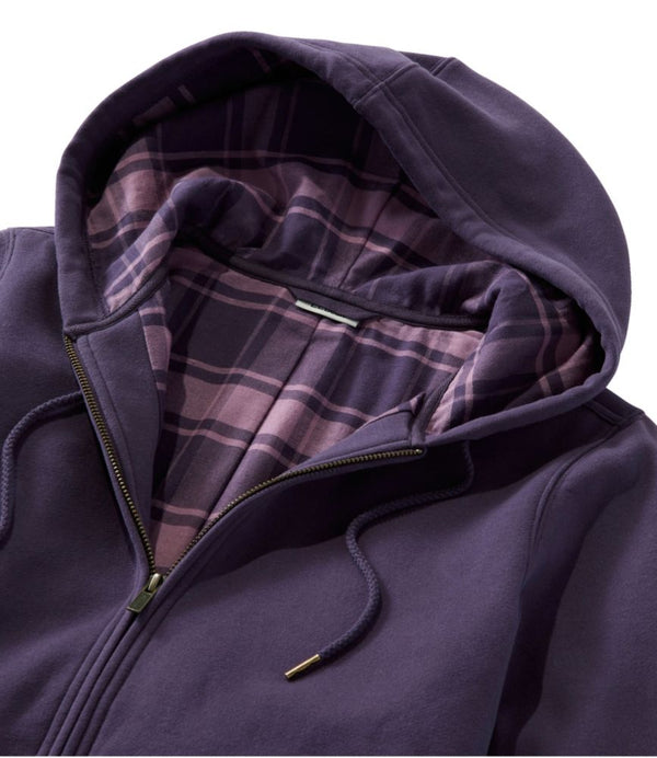 Women's L.L.Bean 1912 Sweatshirt, Flannel-Lined Hoodie