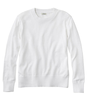 Women's Cotton/Cashmere Sweater, Crewneck