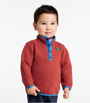 Infants' and Toddler's Quilted Quarter-Snap Pullover