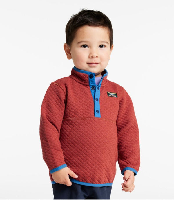 Infants' and Toddler's Quilted Quarter-Snap Pullover