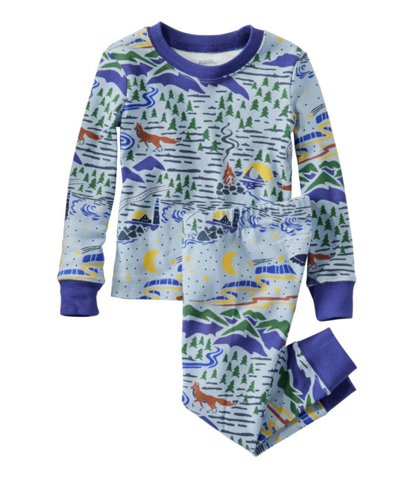 Toddlers' Organic Cotton Fitted Pajamas