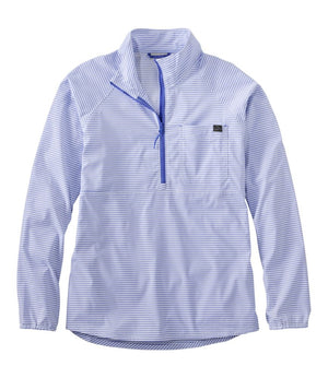Women's Everyday SunSmart® Woven Shirt, Quarter-Zip Pullover Colorblock