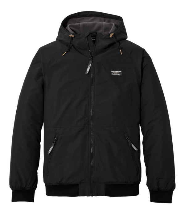 Men's Insulated 3-Season Bomber Hooded Jacket