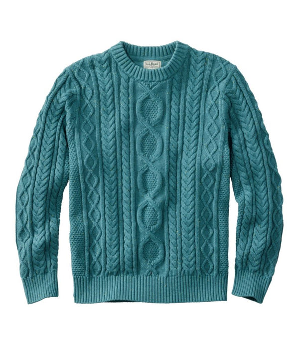 Men's Bean's Heritage Soft Cotton Fisherman Sweater, Crewneck