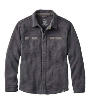 Men's Bean's Sweater Fleece Shirt Jac