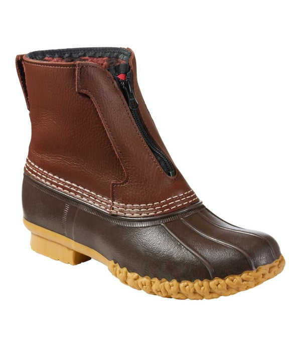Women's Bean Boots, 7" Fleece-Lined Insulated Front-Zip