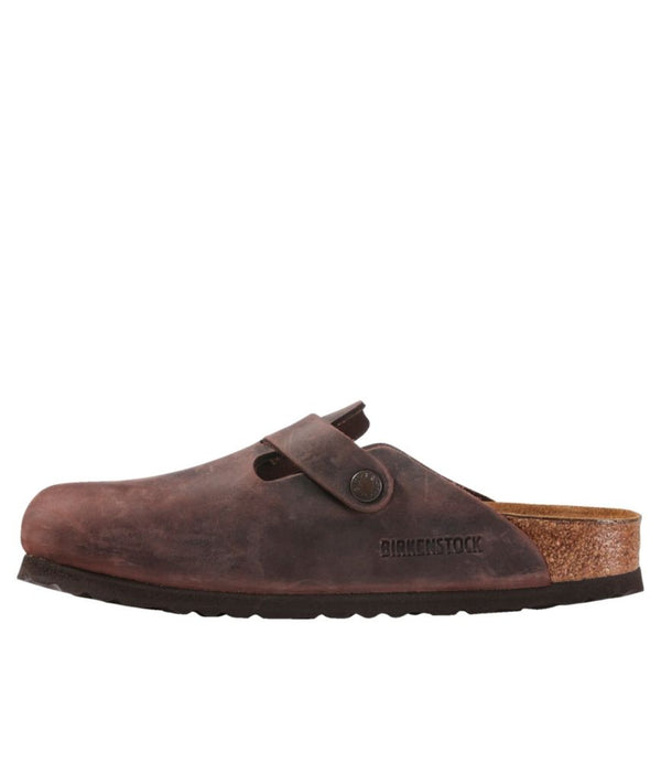 Women's Birkenstock Boston Clogs, Oiled Leather Soft Footbed