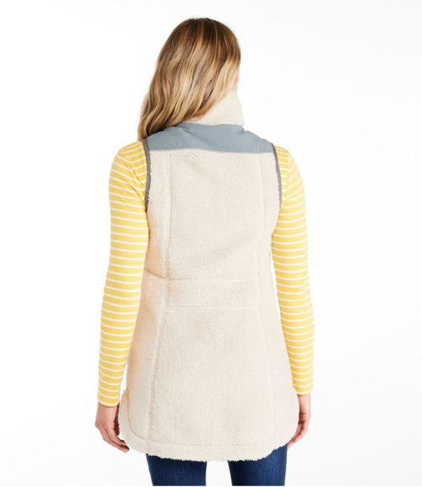 Women's Bean's Sherpa Fleece Long Vest