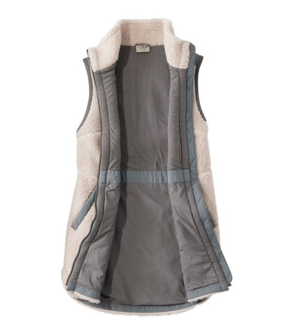 Women's Bean's Sherpa Fleece Long Vest