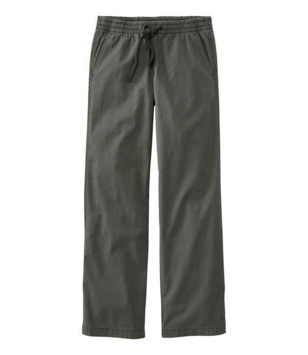 Lakewashed Pull-on Chinos, Mid-Rise Wide-Leg