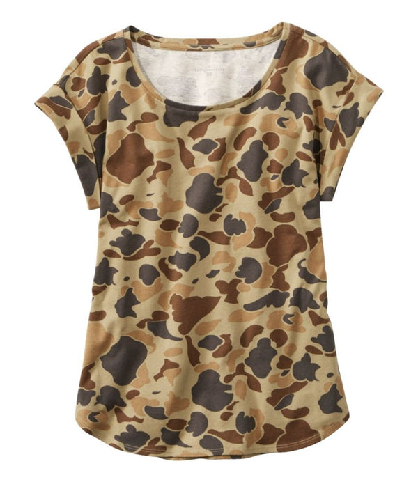 Women's Signature Rangeley Cotton Tee, Scoopneck