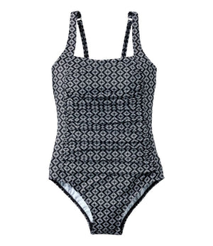 Women's BeanSport Swimwear, Squareneck Tanksuit Print