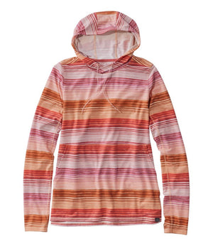 Women's Everyday SunSmart® Hooded Pullover, Long-Sleeve Stripe