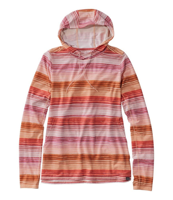 Women's Everyday SunSmart® Hooded Pullover, Long-Sleeve Stripe