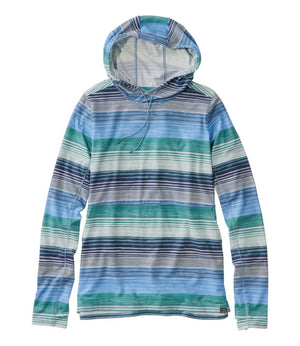 Women's Everyday SunSmart® Hooded Pullover, Long-Sleeve Stripe