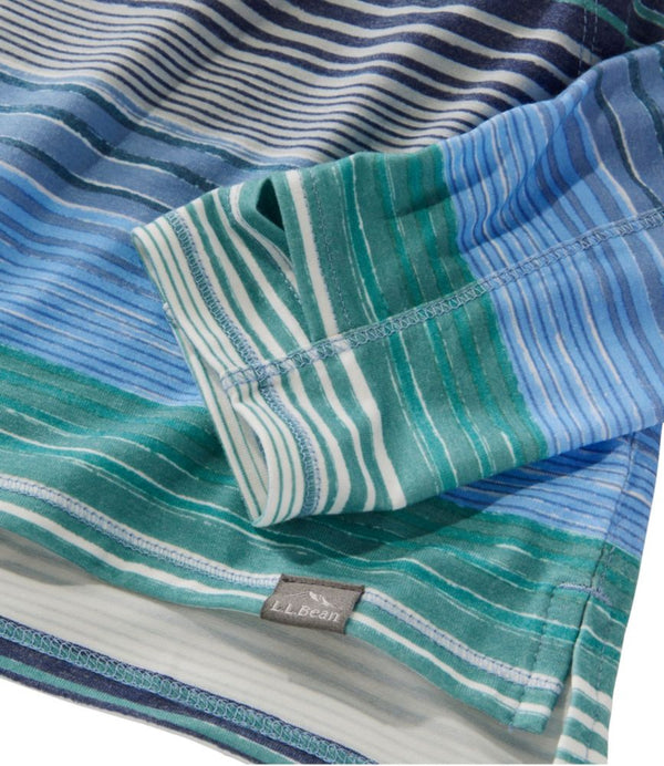 Women's Everyday SunSmart® Hooded Pullover, Long-Sleeve Stripe