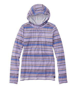 Women's Everyday SunSmart® Hooded Pullover, Long-Sleeve Stripe