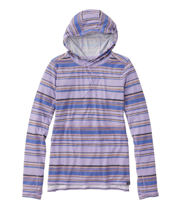 Women's Everyday SunSmart® Hooded Pullover, Long-Sleeve Stripe
