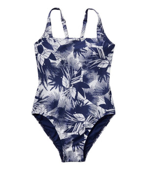 Women's New Currents Swimwear, Squareneck Tanksuit Print