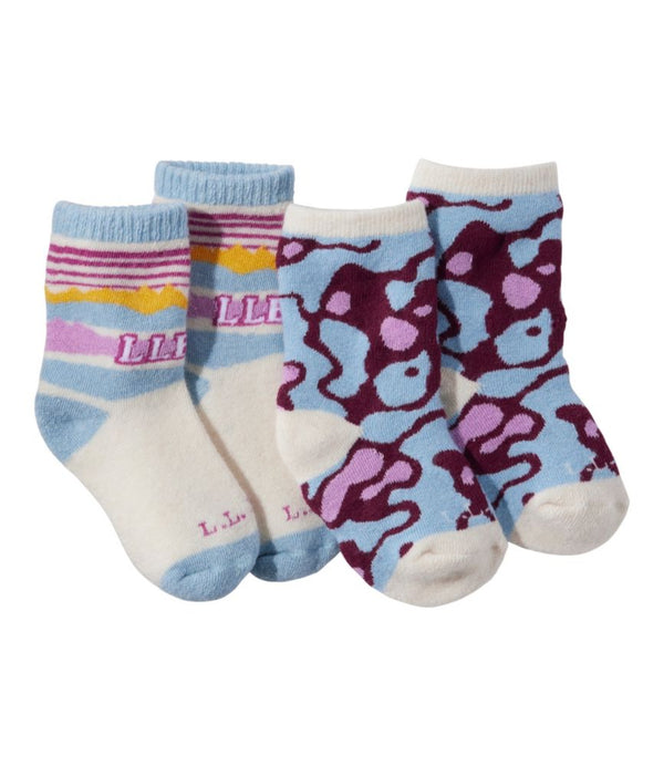 Toddlers' Katahdin Socks, Two-Pack