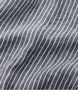 Women's Premium Linen Pull-On Ankle Pants, Mid-Rise Tapered-Leg Stripe