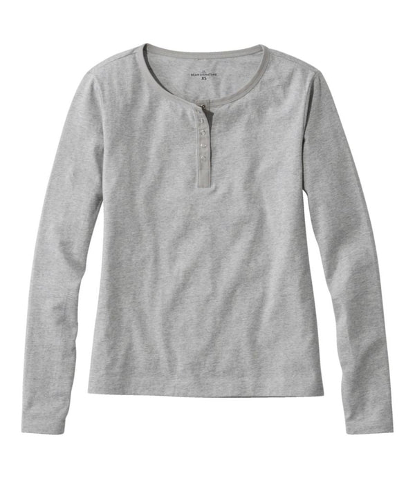 Women's Signature Rangeley Cotton Tee, Henley