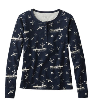 Women's Signature Rangeley Cotton Tee, Henley