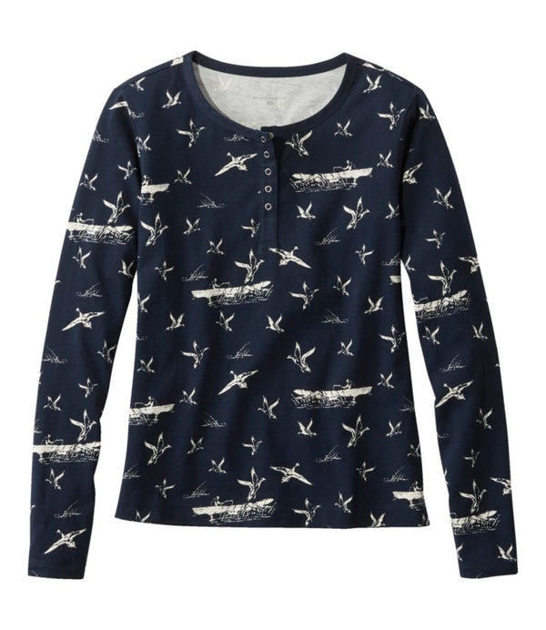 Women's Signature Rangeley Cotton Tee, Henley