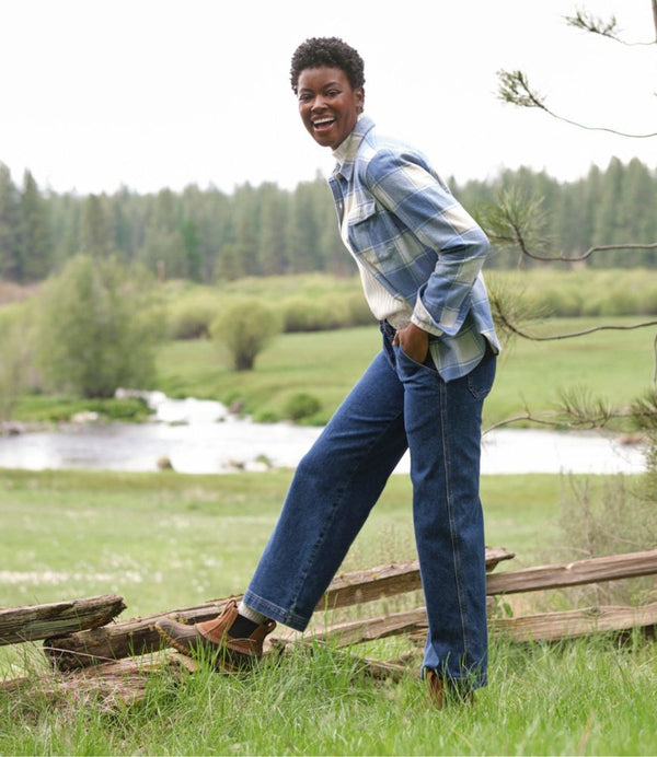 Women's Heritage Chamois Shirt, Pattern