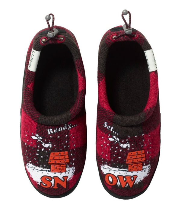 Kids' L.L.Bean X Peanuts Sweater Fleece Slippers