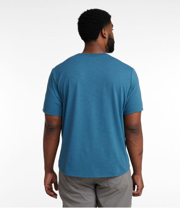 Men's Explorer Slub Tee, Short-Sleeve Henley