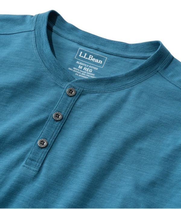 Men's Explorer Slub Tee, Short-Sleeve Henley