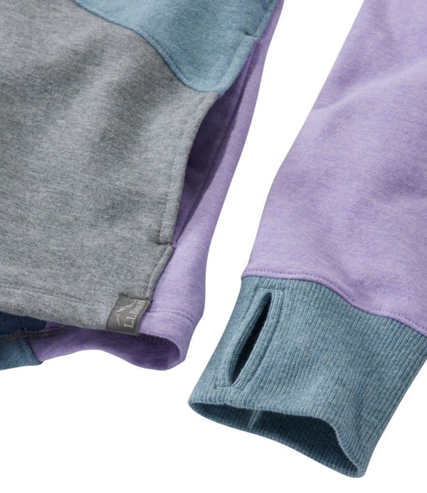 Women's L.L.Bean Cozy Mixed-Knit Pullover, Colorblock