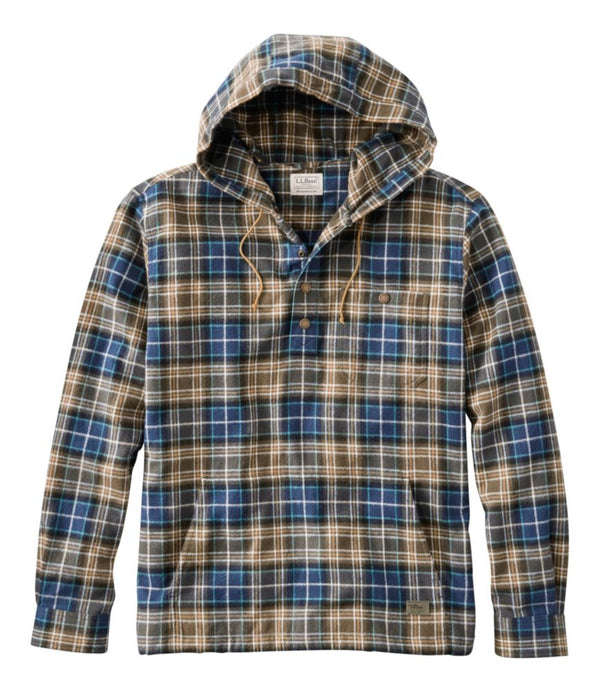Men's Scotch Plaid Flannel Shirt, Anorak, Traditional Fit