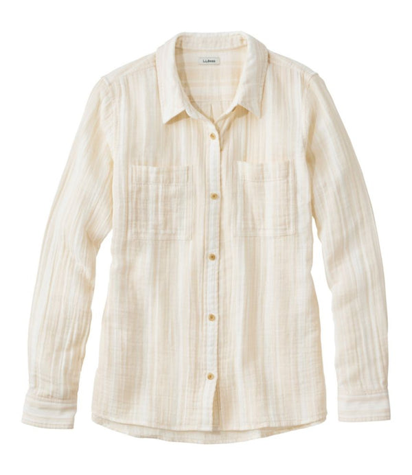 Women's Cloud Gauze Shirt, Long-Sleeve
