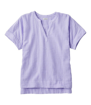 Women's Cloud Gauze Shirt, Short-Sleeve