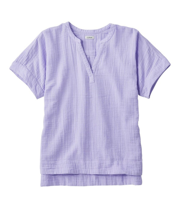 Women's Cloud Gauze Shirt, Short-Sleeve