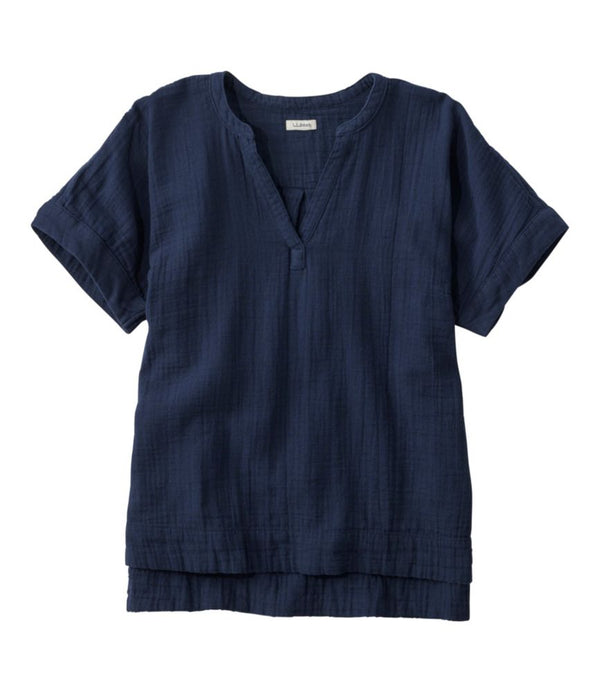 Women's Cloud Gauze Shirt, Short-Sleeve