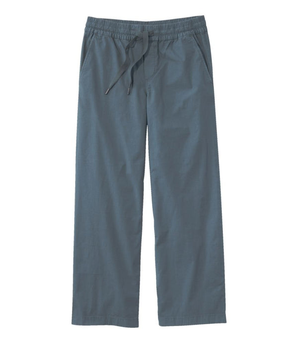 Women's Stretch Ripstop Pull-On Pants, Wide-Leg Ankle