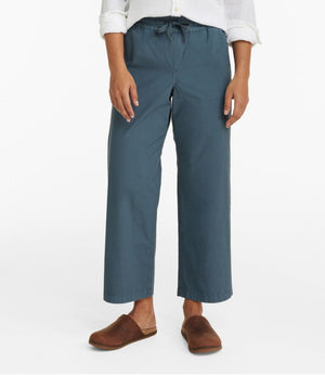 Women's Stretch Ripstop Pull-On Pants, Wide-Leg Ankle