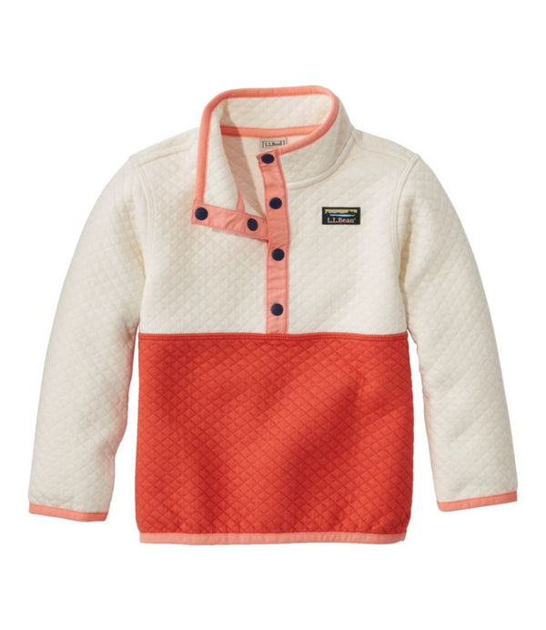 Infants' and Toddlers' Quilted Quarter-Snap Pullover, Colorblock