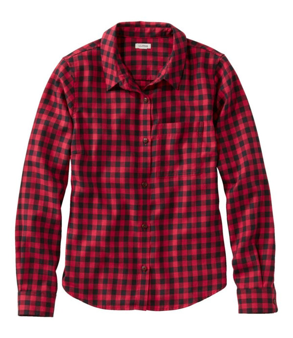 Women's Feather-Soft Twill Shirt, Long-Sleeve