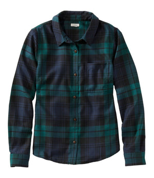 Women's Feather-Soft Twill Shirt, Long-Sleeve